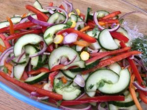 mixed salad from Lynn hilditch catering