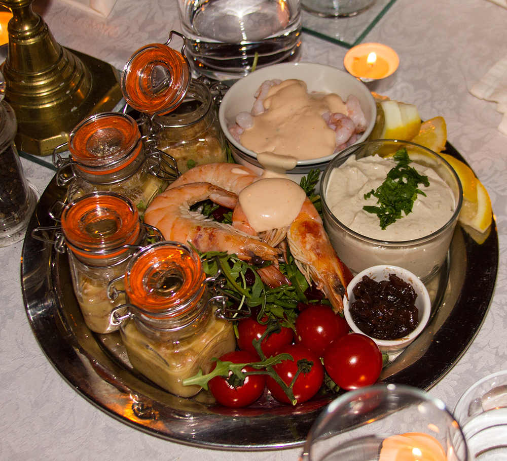 A fish platter created by Lynn Hilditch Catering